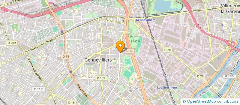 localisation de l'entreprise MONSIEUR BELGACEM BEKKARI à GENNEVILLIERS