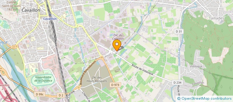 localisation de l'entreprise MONSIEUR BELGACEM BEN-SALEM  CAVAILLON