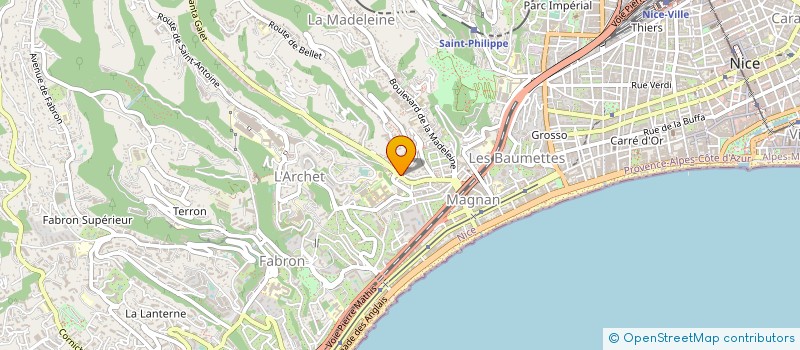 localisation de l'entreprise MONSIEUR BELGACEM CHAIEB à NICE