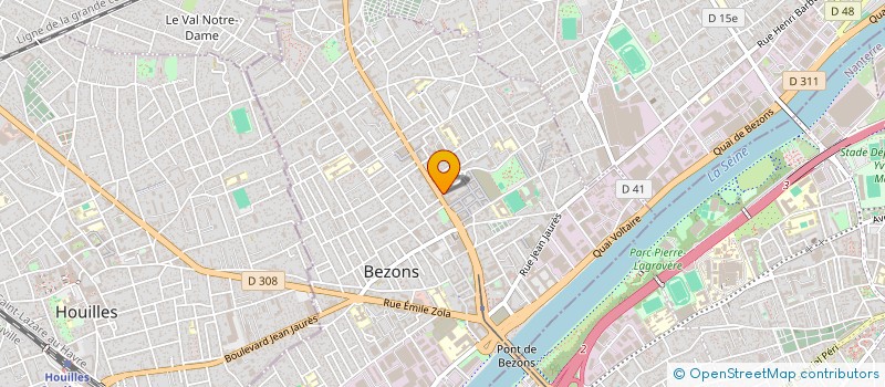 localisation de l'entreprise MONSIEUR BELGACEM DABBEBI  BEZONS