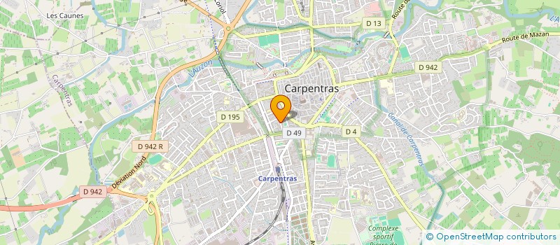 localisation de l'entreprise MONSIEUR BELGACEM HLALI  CARPENTRAS