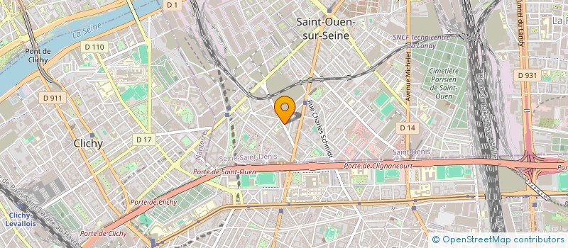 localisation de l'entreprise MONSIEUR BELGACEM MILED à SAINT-OUEN-SUR-SEINE