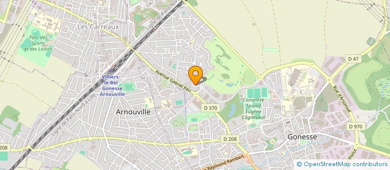 localisation de l'entreprise MONSIEUR BELGACEM SHILI à GONESSE