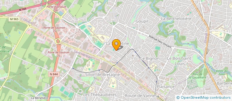 localisation de l'entreprise MONSIEUR BELGACM BAAZAOUI à ORVAULT
