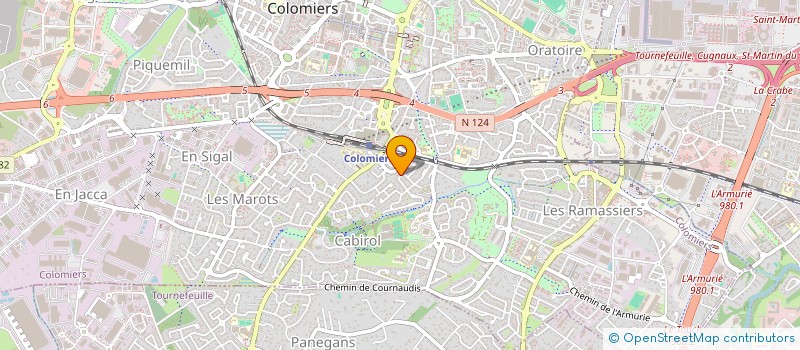 localisation de l'entreprise MONSIEUR BELGASSIM BEKHTI à COLOMIERS