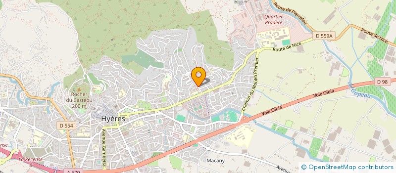 localisation de l'entreprise MONSIEUR BELGHIT EL HAMDI ALAOUI à HYERES