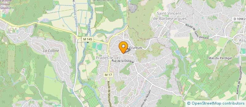 localisation de l'entreprise MONSIEUR BELHAHID BENSAIDI  PRADES-LE-LEZ