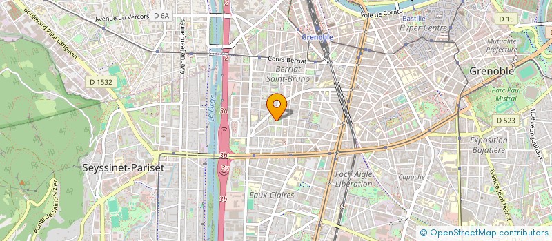 localisation de l'entreprise MONSIEUR BELHASSEN BOUGHANMI  GRENOBLE