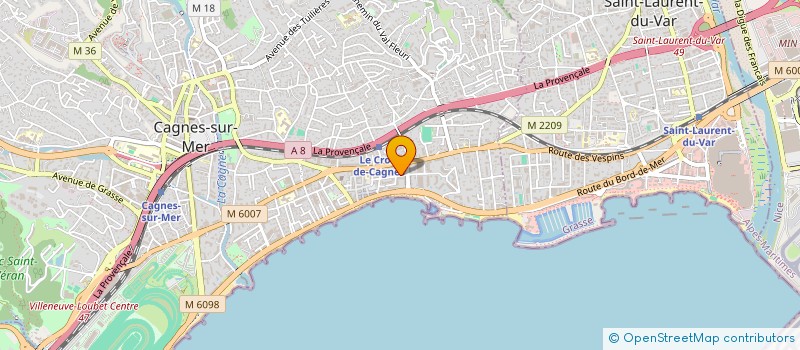 localisation de l'entreprise MONSIEUR BELHASSEN ESSID à CAGNES-SUR-MER