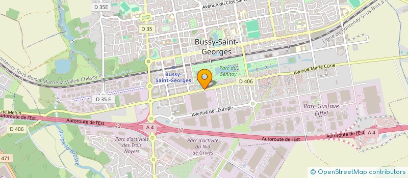 localisation de l'entreprise MONSIEUR BELHASSEN MRABET  BUSSY-SAINT-GEORGES