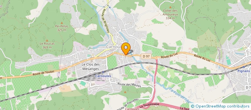 localisation de l'entreprise MONSIEUR BELHEIRANE RAHOU  CARNOULES