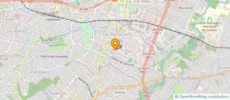 localisation de l'entreprise MONSIEUR BELKACEM ALLOUCHE à TOULOUSE