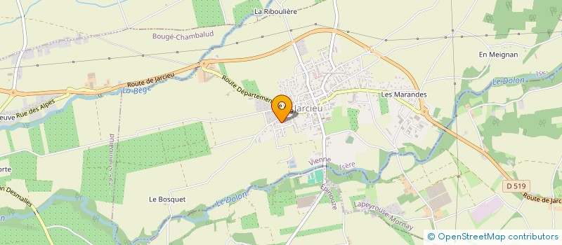 localisation de l'entreprise MONSIEUR BELKACEM ALOUI  JARCIEU