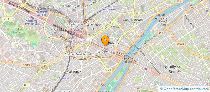 localisation de l'entreprise MONSIEUR BELKACEM AMARA OUALI à COURBEVOIE