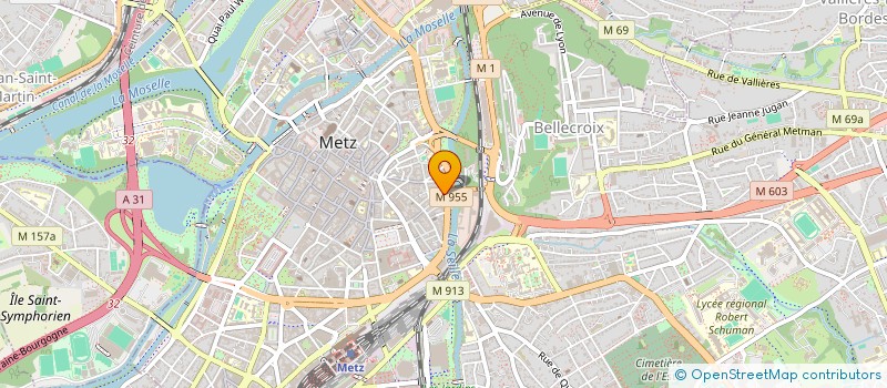 localisation de l'entreprise MONSIEUR BELKACEM AOUFI  METZ