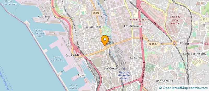 localisation de l'entreprise MONSIEUR BELKACEM AREZKI à MARSEILLE