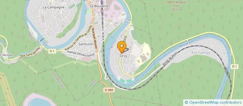 localisation de l'entreprise MONSIEUR BELKACEM ATTIA  REVIN