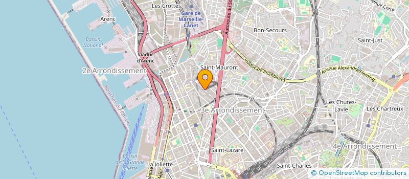 localisation de l'entreprise MONSIEUR BELKACEM BEKRADDOUMA ABDI à MARSEILLE
