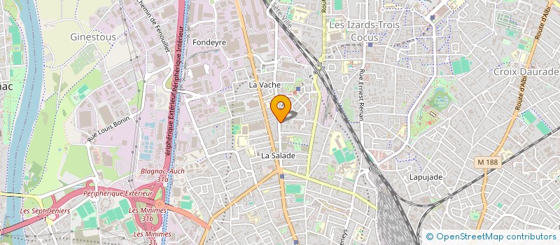 localisation de l'entreprise MONSIEUR BELKACEM BELDJILALI à TOULOUSE