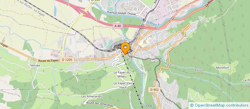 localisation de l'entreprise MONSIEUR BELKACEM BENABDERRAHMANE  SALLANCHES