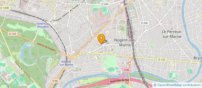 localisation de l'entreprise MONSIEUR BELKACEM BENANE  NOGENT-SUR-MARNE