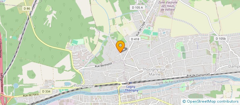 localisation de l'entreprise MONSIEUR BELKACEM BENDJEBBAR  THORIGNY-SUR-MARNE