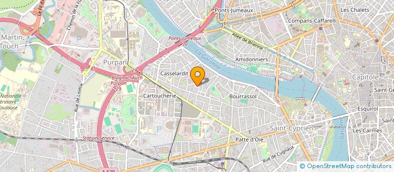 localisation de l'entreprise MONSIEUR BELKACEM BENMOUFFOK à TOULOUSE