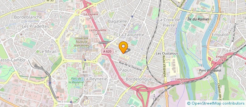 localisation de l'entreprise MONSIEUR BELKACEM BENSAHA  TOULOUSE