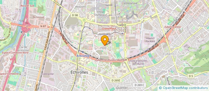 localisation de l'entreprise MONSIEUR BELKACEM BENSTAALI à ECHIROLLES