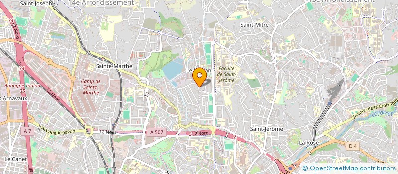 localisation de l'entreprise MONSIEUR BELKACEM BENTURQUIA à MARSEILLE