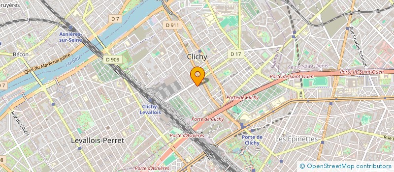 localisation de l'entreprise MONSIEUR BELKACEM BOUCHRIHA à CLICHY