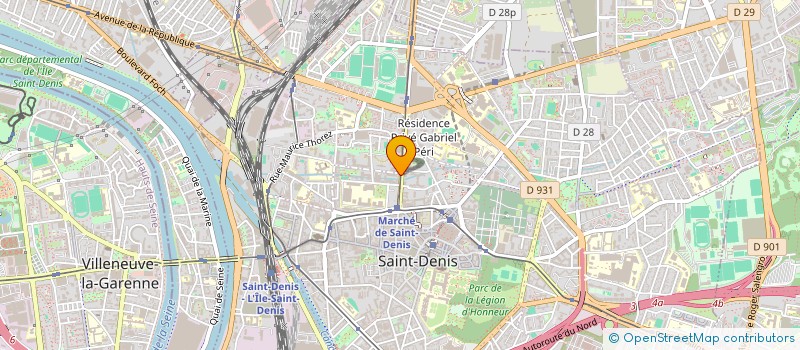 localisation de l'entreprise MONSIEUR BELKACEM BOUDIAF à SAINT-DENIS