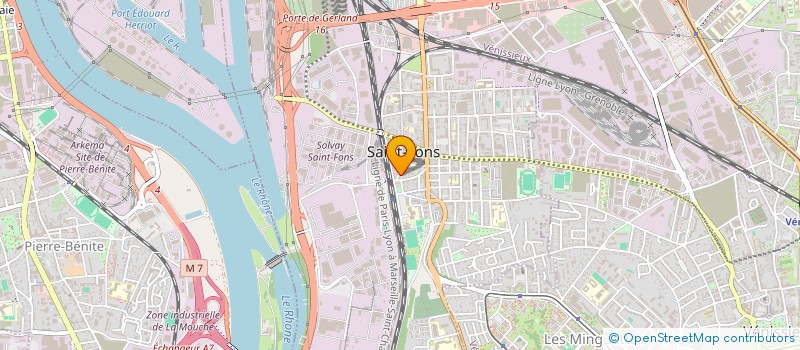 localisation de l'entreprise MONSIEUR BELKACEM BOUKLESS  ST FONS