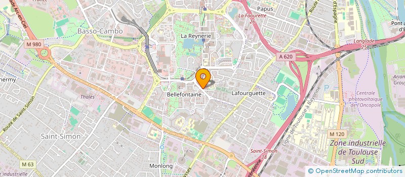 localisation de l'entreprise MONSIEUR BELKACEM BOUNAGA à TOULOUSE