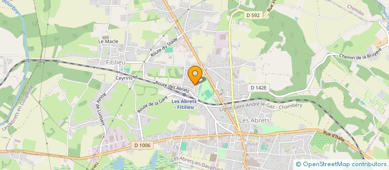 localisation de l'entreprise MONSIEUR BELKACEM BOUTI  LES ABRETS-EN-DAUPHINE