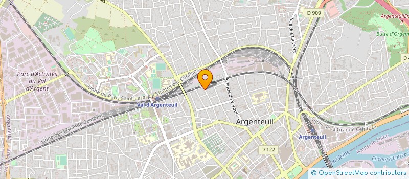 localisation de l'entreprise MONSIEUR BELKACEM BOUZYANI  ARGENTEUIL