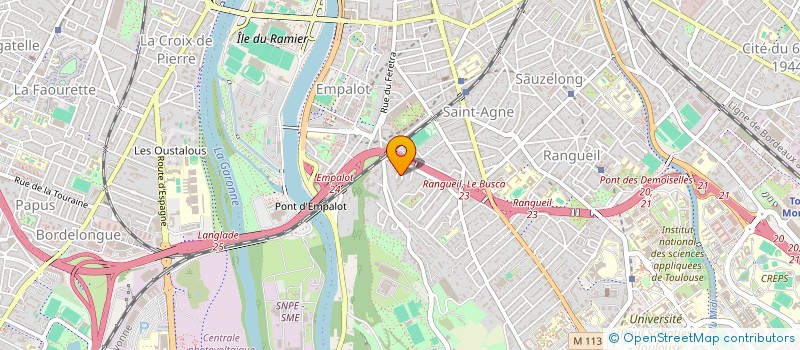 localisation de l'entreprise MONSIEUR BELKACEM CHERFAOUI à TOULOUSE