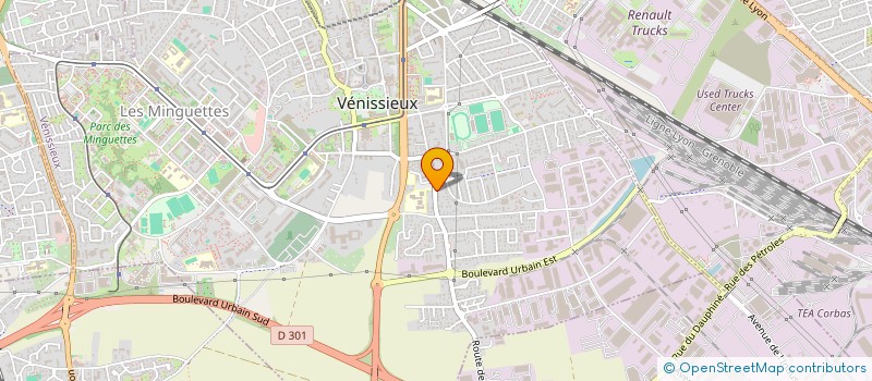 localisation de l'entreprise MONSIEUR BELKACEM CHERIF  VENISSIEUX