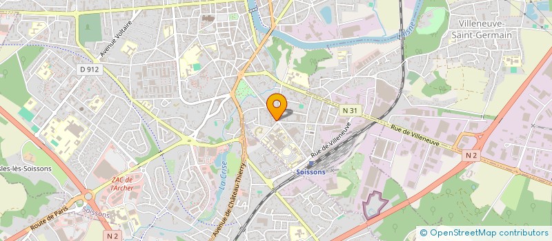 localisation de l'entreprise MONSIEUR BELKACEM CHIKHI à SOISSONS