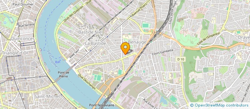 localisation de l'entreprise MONSIEUR BELKACEM CHOHRA  BORDEAUX