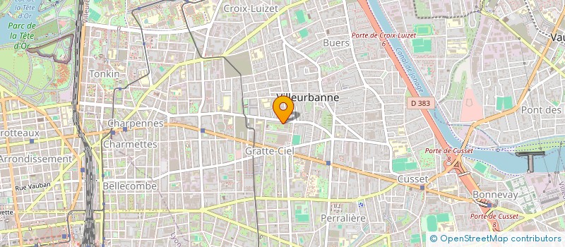 localisation de l'entreprise MONSIEUR BELKACEM DERKAOUI  VILLEURBANNE