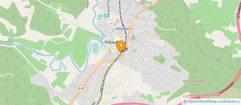 localisation de l'entreprise MONSIEUR BELKACEM DIF  VIDAUBAN