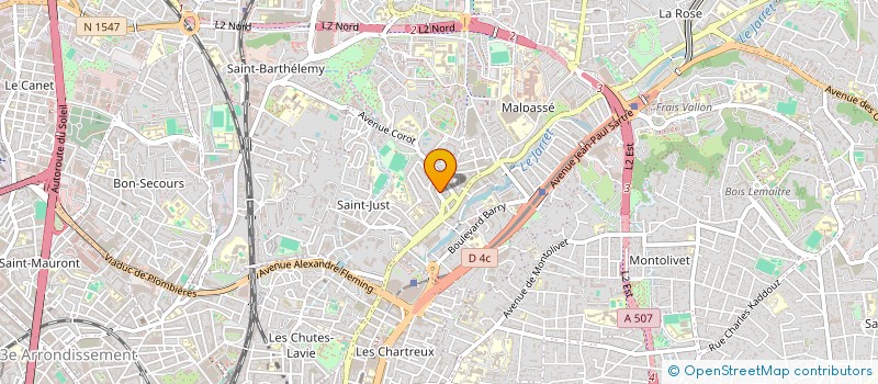 localisation de l'entreprise MONSIEUR BELKACEM GHALEM à MARSEILLE