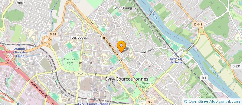 localisation de l'entreprise MONSIEUR BELKACEM HADJILA à EVRY-COURCOURONNES