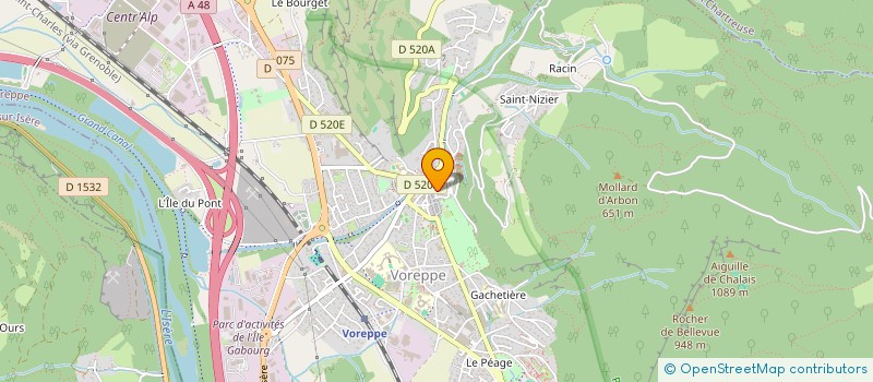 localisation de l'entreprise MONSIEUR BELKACEM HAMDANI  VOREPPE