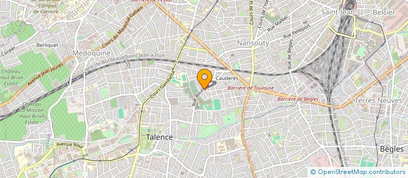 localisation de l'entreprise MONSIEUR BELKACEM ISMAEL  TALENCE