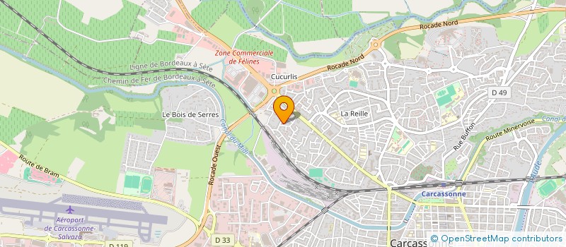 localisation de l'entreprise MONSIEUR BELKACEM KHADRI à CARCASSONNE