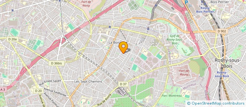 localisation de l'entreprise MONSIEUR BELKACEM KHALDI à MONTREUIL