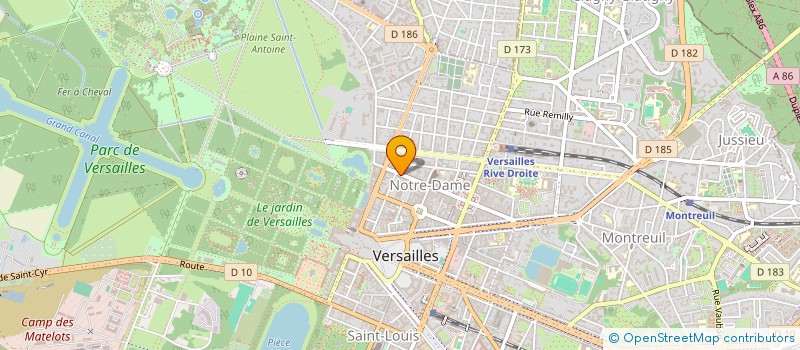 localisation de l'entreprise MONSIEUR BELKACEM KHALDI à VERSAILLES