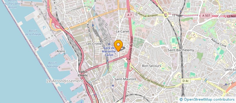 localisation de l'entreprise MONSIEUR BELKACEM KHALKALLAH à MARSEILLE